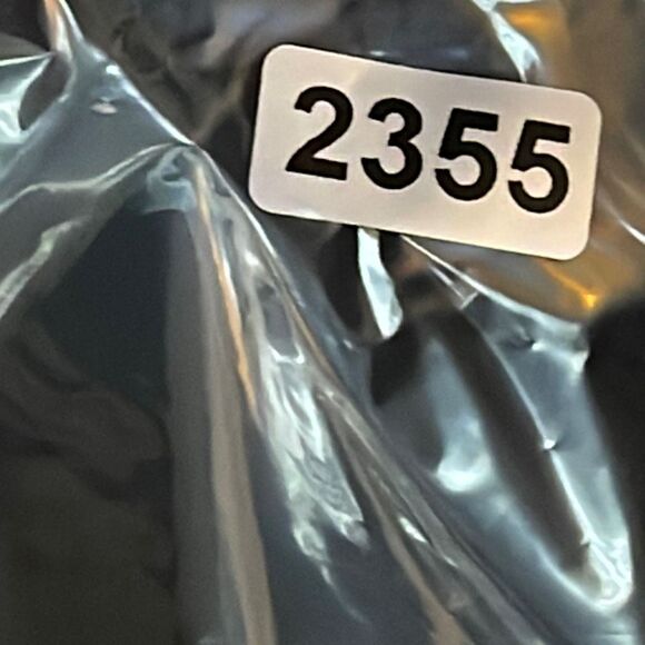 Vintage Elizabeth New York size 12 black wool and leather midi skirt - Picture 9 of 9